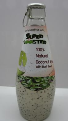 Coconut Water with Basil seed