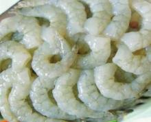 Frozen peeled prawn