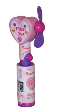 Mini heart fan