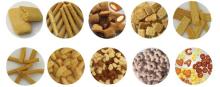 production plant for core filled snack/pellet food
