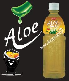Aloe vera drink-Mango flavor 500ml Round Bottle