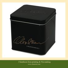 Square  coffee   tin   box 