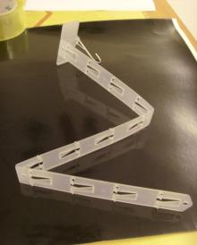 supermarket belt strips, Injection PP clip strips