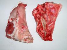 pork half heads