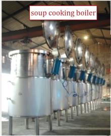 Jacketed Kettle for Soup Cooking