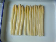 canned white asparagus
