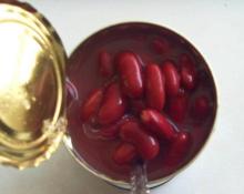  tin ned/canned  red  kidney  bean s