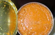 canned   pumpkin  jam