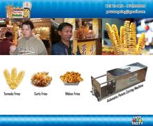 curly potato machine