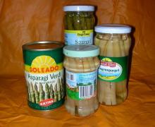 glass jar  asparagus 