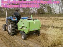 herbage ,pasture  baler   machine  round shape