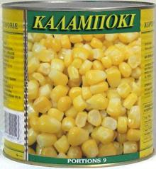 Sweet corn in brine