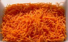 Frozen Carrot Strips