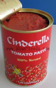 tomato paste in can