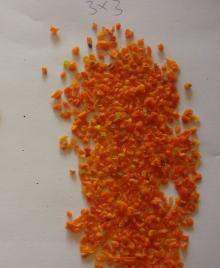 air-dried carrots 3x3mm