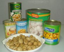 Canned Whole Mushroom Fresh Crop Material Nutritious
