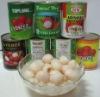 Canned lychees in syrup (Lychee, litchi)