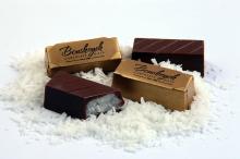 Coconut in milk chocolate