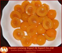 Canned apricot