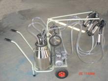 Vacuum Moving double bottle Cow Milking machine