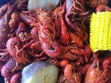 fresh crayfish