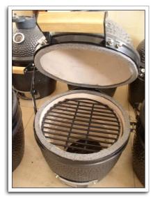 21" high gloss kamado bbq grills