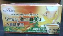 Ginseng slimming tea