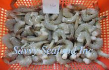 Frozen vannamei shrimp raw headless shell on (RHLSO)