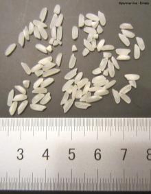 White long grain rice 25% broken