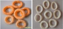 Fried onion rings processing machinery