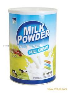 Instant  full   cream   milk   powder  in  tin s