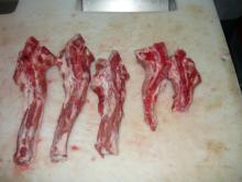 Pork tail bones