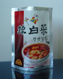 color print stand up plastic bag for food products