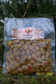 OLIVES, CRUSHED TO RURAL
