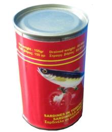 canned sardine in tomato sauce 155g