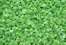 IQF green pepper dices, frozen sweet/bell pepper dices,