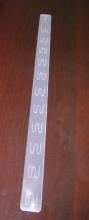 plastic strip,12 Hooks PP Transparent Food Hang Belt