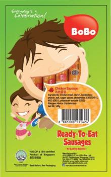 BoBo Ready-To-Eat  Chicken   Sausage s