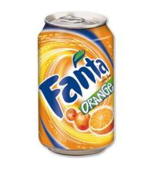 Fanta Orange 24 cans per case