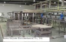 Automatic cage unloader machine for filled cans sterilize to retorts