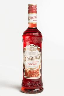 Cranberry vodka Spasskaya