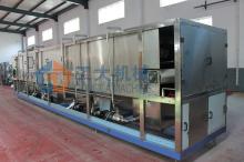 Bactericidal spray machine for beverage bottles and cans 5000 bottle per hour