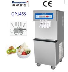 Stainless High yield 45L OP145 2+mixed (3)flavor soft ice cream machine(CB, CE)380V,50Hz