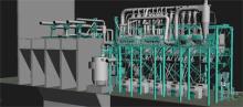 100T/D  maize  mill machine