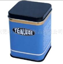Square tin tea boxes