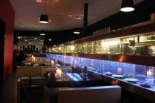 Double-deck warm and cooling rotary  sushi   conveyor s
