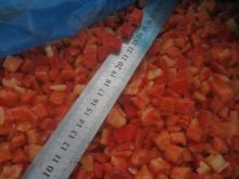 frozen red pepper dices