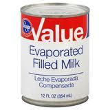  EVAPORATED   FILLED   MILK 