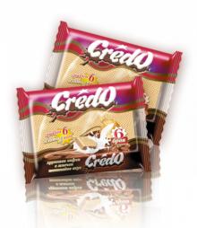 Credo Ordinary (Uncoated) Wafer with Cocoa Cream