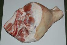 frozen pork parts